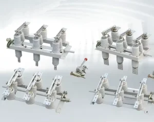 GN19 12 Indoor High Voltage Disconnect Switch 12kV 630A 3 Pole Isolating Switch with CS6 1 Manual Mechanism