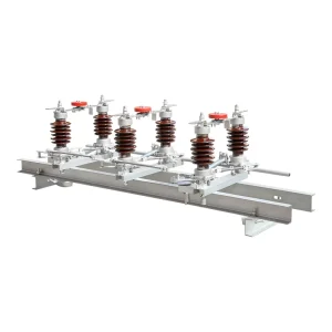 GPW4 3 Pole Outdoor Disconnect Switch 12kV High Voltage AC Disconnector IEC Certified for Power Systems Electrical Grid