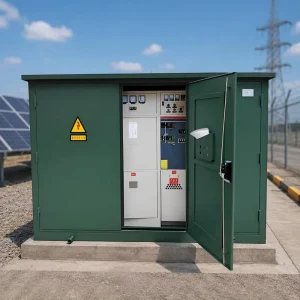GRP Enclosure Substation Outdoor Compact Transformer Substation for Mining Marine Railway Projects