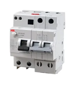 GSE202 AC C16 0.03 RCBO 2 Pole 16A 30mA 4.5kA DIN Rail Mounted Residual Current Circuit Breaker