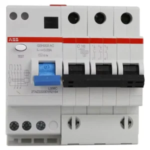 GSH203 AC-C16/0.03 3P 16A 30mA RCBO 6kA 230/400V AC DIN Rail Leakage Circuit Breaker