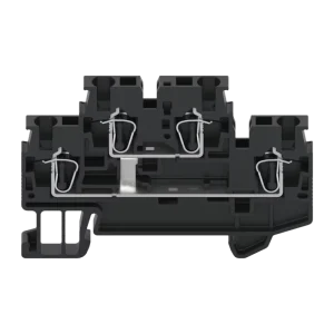 GUS2.5-202-PV 4P UK Push-in/Spring Cage Terminal Block 2.5mm² Screwless Wire Connector DIN Rail Mounting