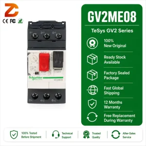 GV2ME08 TeSys Deca 3P 2.5 4A OEM Equipment Thermal Magnetic Motor Circuit Breaker Electrical Control Cabinet