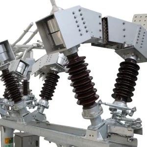 GW5 40.5 72.5 126 Series Double Post Horizontal Rotary V Type High Voltage AC Disconnecting Switch