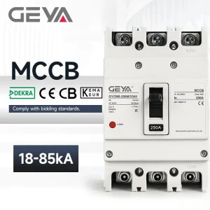 GYCM8-160S/4300 16A-160A MCCB with Earth Leakage Protection Circuit Breaker ELCB 16A-800A 3P & 4P MCCB