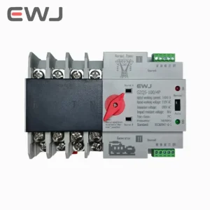 GZQ5 Automatic Transfer Switch CE CCC Certified DIN Rail Mount for Farm Factory Office 100A 4p