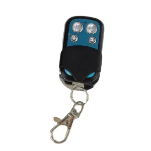 Garage Door Remote Control 433MHz Copy Code Metal Plastic AAA Battery 4 Buttons 100m Range