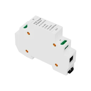 Gigabit PoE Surge Protector DIN Rail 1000Mbps RJ45 SPD Lightning Arrester for CCTV IP Camera NVR System