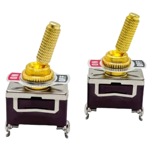 Gold Handle Toggle Switches on off on 20A 250V Toggle Switch Rocker Switches High Power