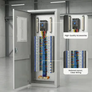 Good Qi Low Voltage Power Distribution Box Indoor Outdoor Electric Control Switch Electrical Equipment Power Cabinet