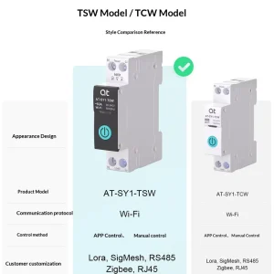 Graffiti Wifi Smart Mini 1P Circuit Breaker with APP Controlled Mobile Phone Remote Timing Switch On/Off Rail Mounting 90-240V