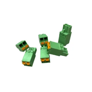 Green Screw Terminal Blocks PA66 Material 3.81mm 5.08mm Pitch 320V 12A Industrial Use