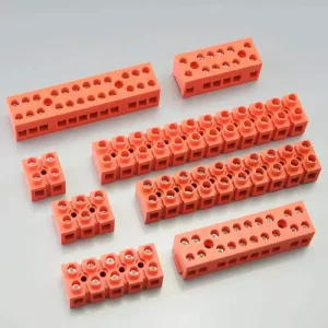 H series Terminal Block Insulating Base Material Copper Components (models H 2519 3801) Screw Connection 2 Pole 36A 11 20 AWG