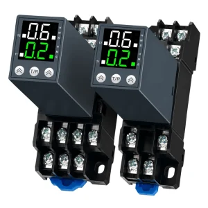 H3Y-2 AC/DC 12V 24V 220V Digital LED Programmable Timer Relay Switch Socket Base Repeat Cycle Timer Relay Electronic Components