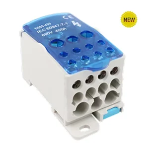 H500 Series 80A 125 160 250 400 500A Din Rail Unipolar 2-6 Pole 690V Brass Contacts Power Distribution Terminal Blocks