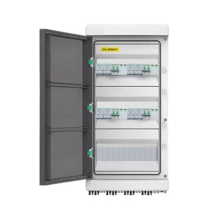 HA-36WAY 8 Strings Solar Distribution Box DC 1000V Triple Row Waterproof IP65 PC/ABS Plastic Board Overload Guard Surge