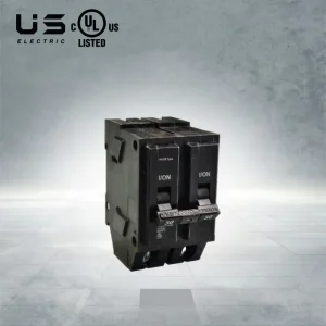 HACR Type 30A 240V Double Pole Miniature Circuit Breaker Black Plug-in Type MCB Electrical AC Air Switch Breakers