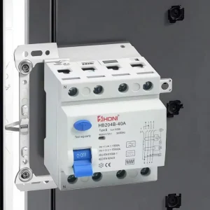 HB204B 32A CE CB 4P 63A 30ma 100ma 300ma RCCB 40A Residual Current Circuit Breaker Air Protective
