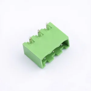 HC2EDGRC-5.08-3P-V Plug-in Terminal Block Green 5.08mm Pitch Curved Pin 3P PCB Terminal Block 508 mm Connector
