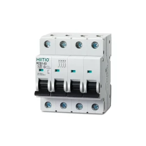 HCB1-63 Miniature Circuit Breaker 6A 10A 16A 20A 25A 32A 40A 50A 63A AC MCB 1P/2P/3P/4P Circuit Breaker 415V