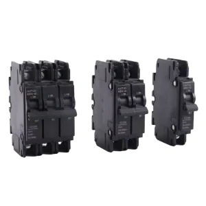 HCB1U-60/3 UL489 Branch Circuit Protection 3Pole 5-60A 240Vac Curve C DIN Rail Mount MCB AC Miniature Circuit Breakers
