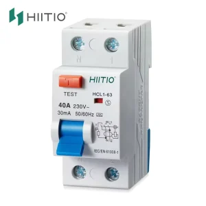 HCL1-63 RCCB 2P/4P Residual Current Miniature Electromagnetic AC 6KA Circuit Breaker