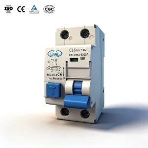 HDB7LE-40 Easy Mounting AC Mini Earth Leakage Circuit Breaker Short Circuit Protection Leakage Current Protection RCBO
