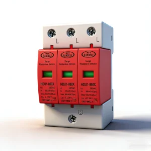 HDU1 II60X 3P Fast Dispatch T2 30kA-60kA 385V CE Certified Plastic Surge Protective Device for Outdoor Building Surge