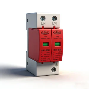HDU1 II60X T2 AC SPD 2P 30kA 60kA 385V OEM Lightning Surge Protector with CE Certification