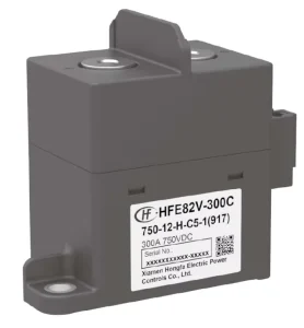 HFE82V-300C High Voltage DC Contactor 450V 750V 300A Contactor Relay Contactor 24v Dc