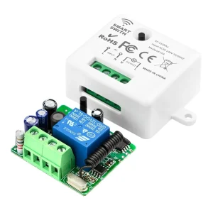 HFY Wifi+433 Mini Smart On Off Switch TUYA Single Live Wire Mobile Phone Remote Control Wireless Switch CE ROSH Certified Wiring