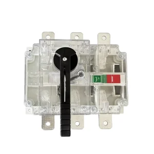 HGL-400A Transparent Load Break Switches Isolator 63A-630A 3P4P Protective Cover Durable Low Voltage 690V Plastic