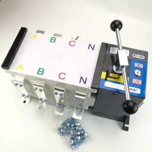 HGLD 630A 500A 4P Automatic Transfer Switch PC Class ATS Reliable Changeover Switch for Industrial Generator Solar Power Backup