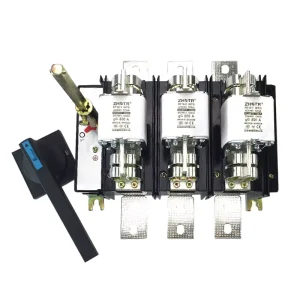 HH15 3-Pole Knife Switch 400A Fuse Disconnector IP00 Low Voltage Electrical Protection Low Voltage Disconnector