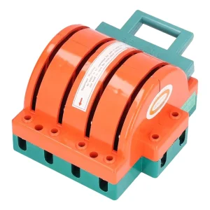 HK11 4P 100A Heavy Duty Knife Switch 4 Pole Double Throw Manual Power Disconnection Switch