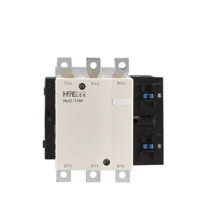 HLC1-115F Magnetic AC Contactor 115A 220V 3 Phase 50/60Hz IEC/EN60947-1 Standard Silver Point Contacts AC-1/3/4 Utilization