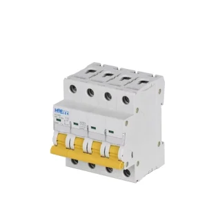 HLM8 3 Phase Miniature Circuit Breaker (MCB) 1 63A Range Copper PA66 Materials CE Certified IEC60898 1 Standard 4.5/6kA