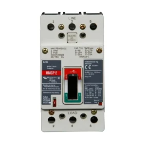 HMCP Molded Case Circuit Breaker Accessory Motor Circuit Protector 100A Three-pole 480V Adjustable Frame J-K
