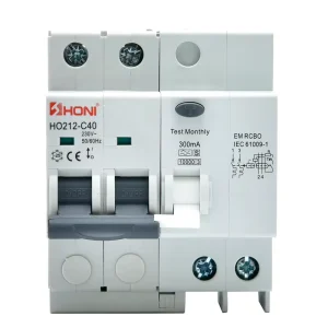 HO212 HO214 30mA 100mA 300mA Type A Type AC Type AS Time Delay Electromagnetic Leakage Circuit Breaker