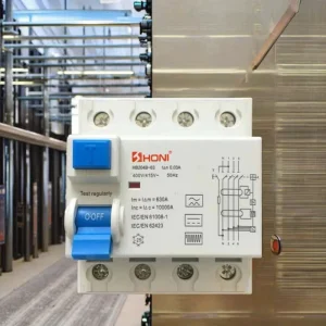 HONI B Type B RCCB HB204B 100 63A 80A 100A 4P 10KA 30MA 100MA ELCB Residual Current Circuit Breaker