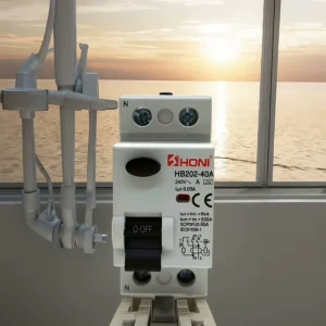 HONI HB202-40A 2P 40A 30mA 6KA 10KA TYPE a RCCB MODEL ID RCCB Electromagnetic Residual Current Circuit Breaker
