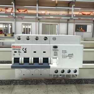 HONI HO214-C20 4P 300MA TYPE A+S RCBO 10KA CURVE C 20A Residual Current Circuit Breaker with Overload protection