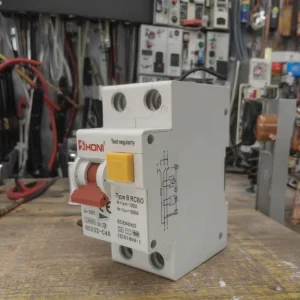 HONI Single Phase 2P/4P 10-125A 30ma 100mA 300mA RCCB RCD Circuit Breaker PA66 Copper 10ka Type B RCBO Residual Current RCD