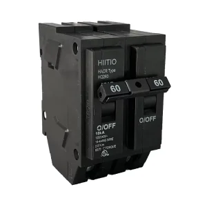 HQ-60 UL489 Listed AC Standard Plug-in Homeline MCB 5-60A 120V 240V 1p 2p Miniature Circuit Breaker 12Vdc 30Vdc