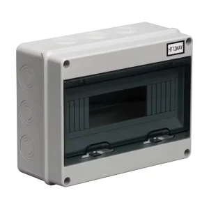 HT-12 Waterproof 250*195*110mm ABS+PC Flush Type 12 Way MCB Distribution Box