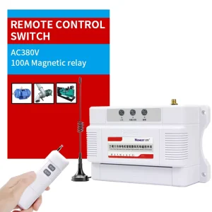 HT 3810YB 5 380V Three-Phase Wireless RF Remote Control Switch 100A Max Current for Electric Water Pump Machine Control