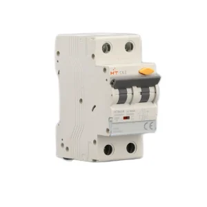 HTB63R CE Certified Low Voltage PA66 Miniature Circuit Breaker Short Circuit/Overload Protection Din Rail Mount IP65 230V Rated