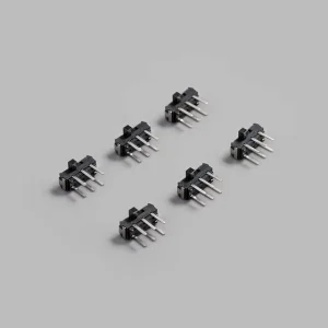 HUANO 3 Million Lifetime Sliding Switch Micro Toggle Switch Six-pin Horizontal Patch Toy Switch