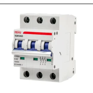 HUM18-63 MCB 3P D Curve 50A Miniature Circuit Breaker AC400V Overload Short Circuit Protection DIN Rail Mount