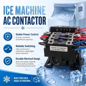 HVAC Air Conditioner Contactor 3P 25A 30A 40A 24V 120V 240V Magnetic AC Contactor for Refrigeration Control